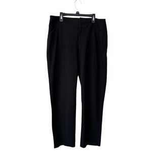 Lafeyetfe 148 New York Women Slacks Sz XL Black Career Pants Work Office Career